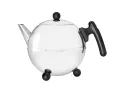 Theepot Bella Ronde 1.2L RVS zwart beslag - 1304Z
