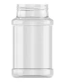 Strooibus kunststof 500 ml met maalwerkkop - inclusief maalwerkkop zwart