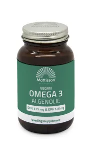 Vegan Omega 3 Algenolie DHA 375mg / EPA 125mg - 60 caps - MT1467 flesje met 60 capsules