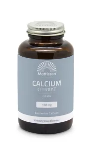 Calciumcitraat 168mg - 120 capsules - MT2314 flesje met 120 capsules