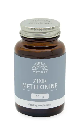 Zink Methionine 15mg - 90 capsules - MT2406 Pot met 90 capsules