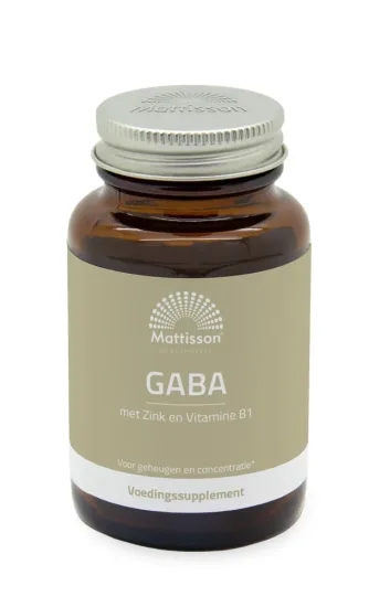 GABA 1000 mg - 60 tabletten - MT2504 pot met 60 tabletten