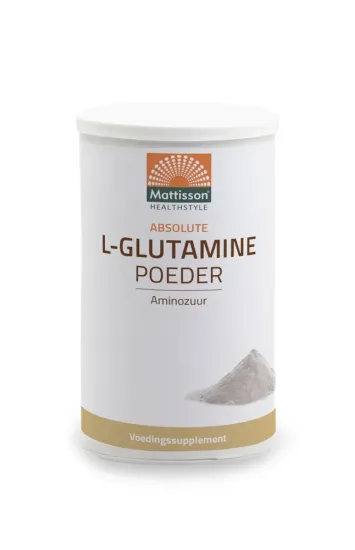 L-Glutamine Aminozuur poeder - 250 gram - MT4114 pot met 250 gram
