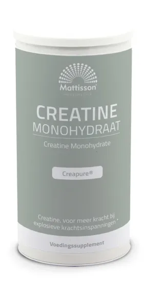 Creatine Monohydraat Poeder - Creapure® - 350 gram - MT4161 pot 350 gram
