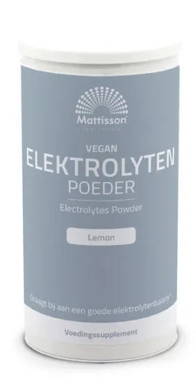 Elektrolyten Poeder Lemon - 300 gram - MT4180 Pot 300 gram
