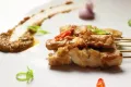 Sate van kip met sate kruiden