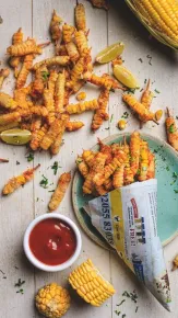 Zelfgemaakte frietjes met Hollandse kruiden
