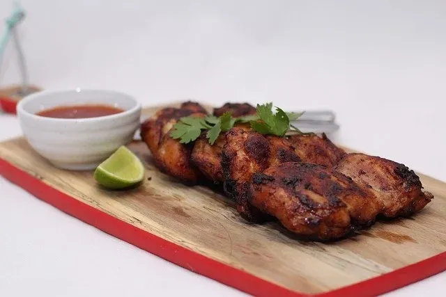 Gegrilde kip met chicken rub