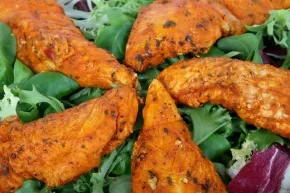 Kerrie masala kip met kerrie masala kruiden
