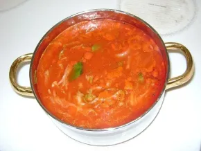 Groentesoep met Julienne soepgroenten