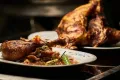 Spaanse geroosterde kip met Spanish rub