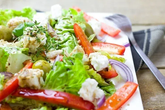 Verfrissende zomerse salade