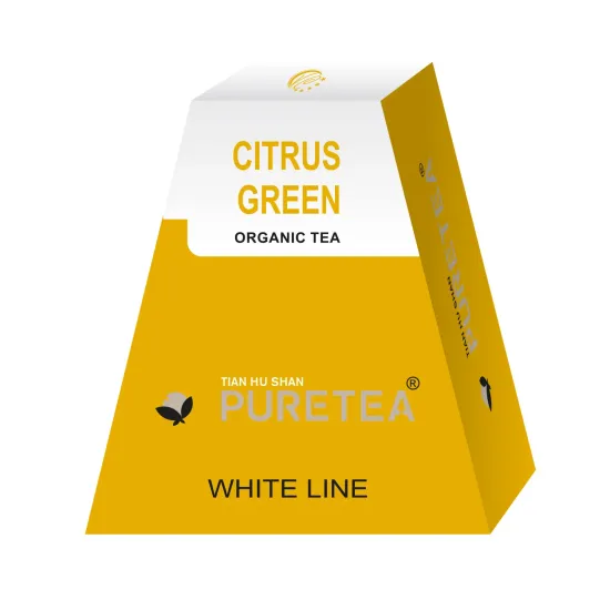 Citrus Green White line 36 stuks - 1 doos met 36 buideltjes