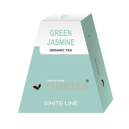 Green Jasmin White line 36 stuks - 1 doos met 36 buideltjes