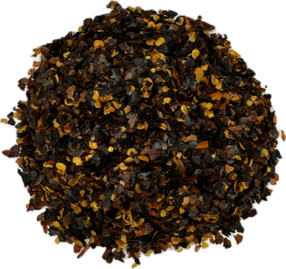 Guajillo chilipeper flakes - zak 100 gram