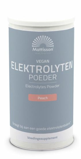 Elektrolyten Poeder Peach - 300 gram - MT4181 Pot 300 gram
