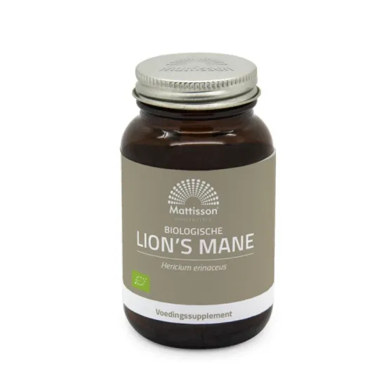 Biologische Lion's Mane 400 mg - 60 capsules - MT2057 flesje met 60 capsules