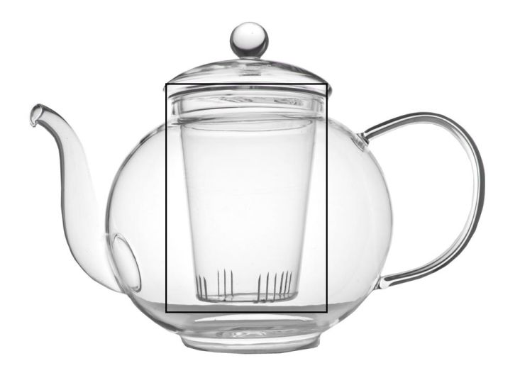 Bredemeijer Filter voor Theepot Verona 1,5 L enkelwandig glas