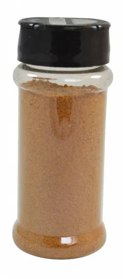 Strooibus kunststof 100 ml - met zwarte flappercap