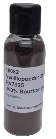 Vanillepoeder 100% Bourbon puur - strooibusje 100 gram