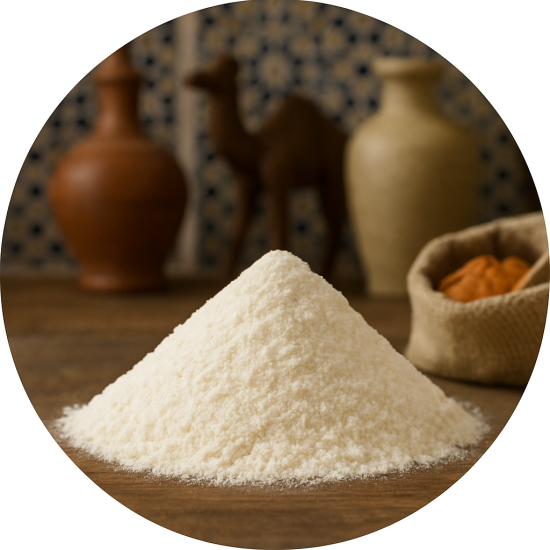 Arabische gom bindmiddel gemalen - zakje 60 gram
