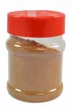 Strooibus kunststof 230 ml met rode deksel - met rode flappercap