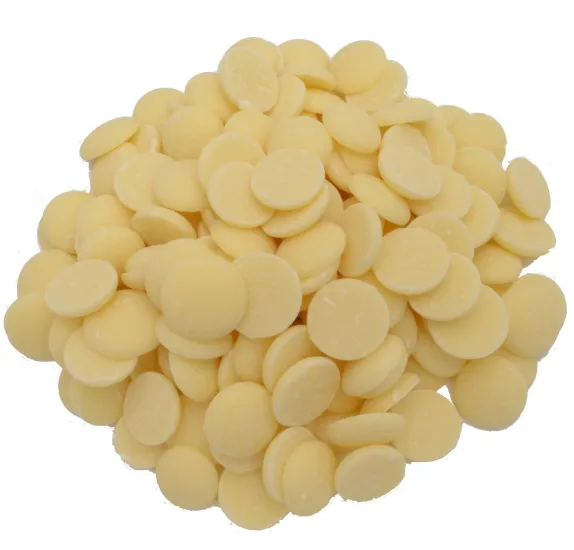 Chocolade druppels wit Callebaut - zak 1 kilo
