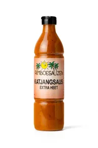 Katjangsaus extra heet 500ml - fles 500 ml