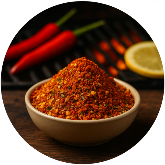 Piri Piri Portugese kruidenmix met zout - strooibus 250 gram