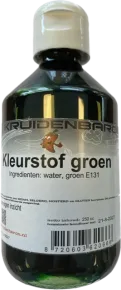 Kleurstof groen 250 cc - flesje
