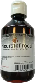 Kleurstof rood 250 cc - flesje