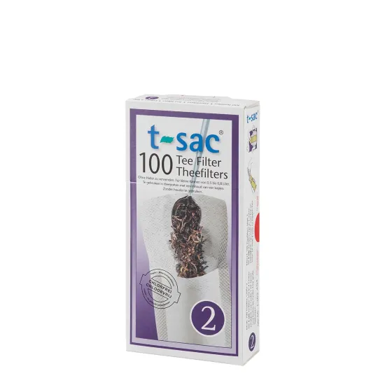 T-Sac theefilter nr. 2  (100stuks) - doosje a 100 stuks