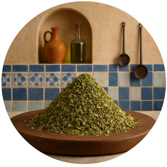 Oregano gesneden - strooibus 80 gram