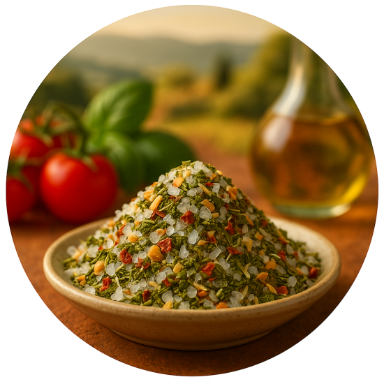 Toscaanse zeezoutmix - strooibus 250 gram