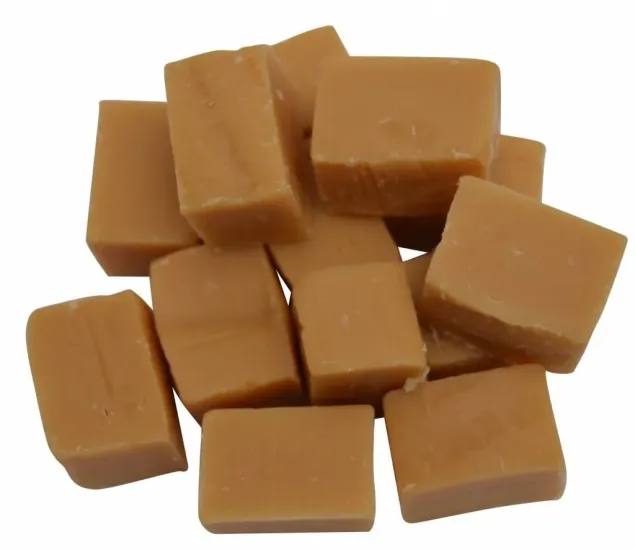 Fudge caramel zeezout - doos 2 kilo