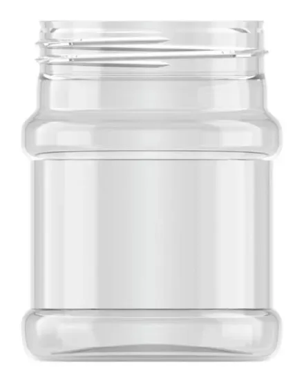Strooibus kunststof 230 ml met zwarte deksel - met zwarte flappercap