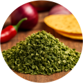 Paprika stukjes groen