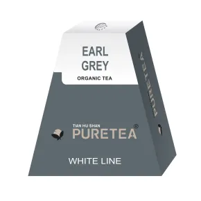 Earl Grey Organic White Line 36 stuks - 1 doos met 36 buideltjes