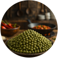 Groene peperkorrels