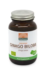 Ginkgo Biloba Biologisch capsules - MT2018 flesje met 60 capsules