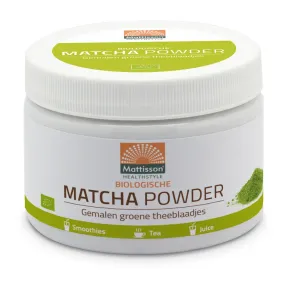Matcha poeder Biologisch - MT2193 potje met 125 gram