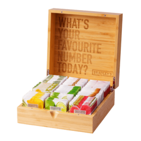 Favourites Theekist Bamboe 9 vaks - voor 9 soorten