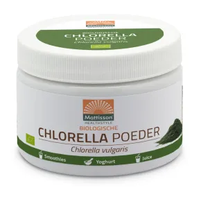 Chlorella poeder Biologisch - MT2197 pot met 125 gram