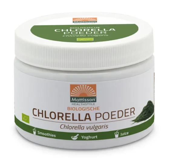 Chlorella poeder Biologisch - MT2197 pot met 125 gram