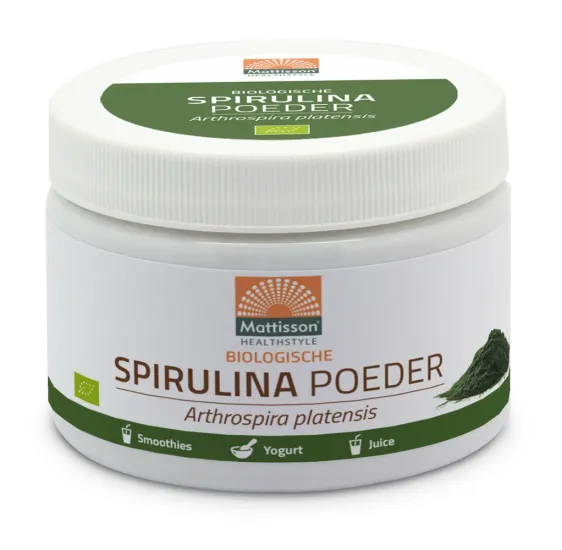 Spirulina Biologisch poeder - MT2198 pot met 125 gram