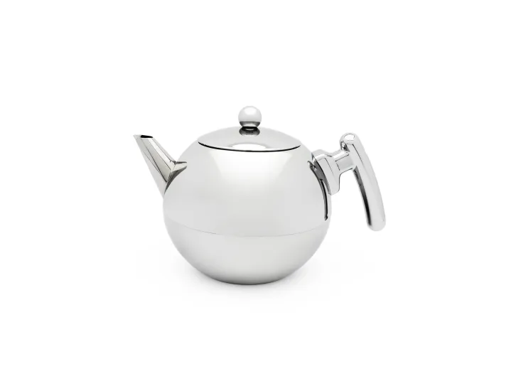 Bredemeijer Theepot Bella Ronde vlak 1.2 L chroom beslag - 101005