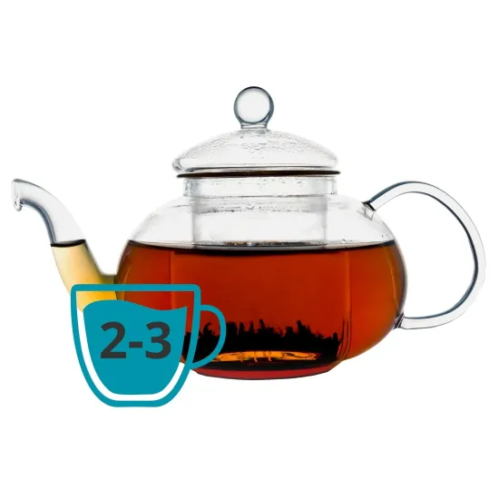 Bredemeijer Theepot Verona 0.5 L enkelwandig glas - 1464