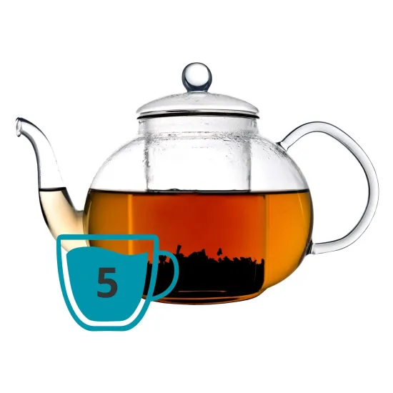 Bredemeijer Theepot Verona 1.0 L enkelwandig glas - 1465