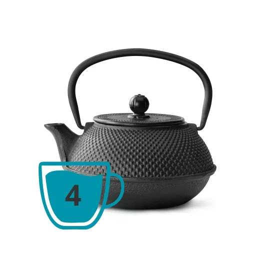 Bredemeijer Theepot Jang 0.8 L gietijzer zwart - G001Z