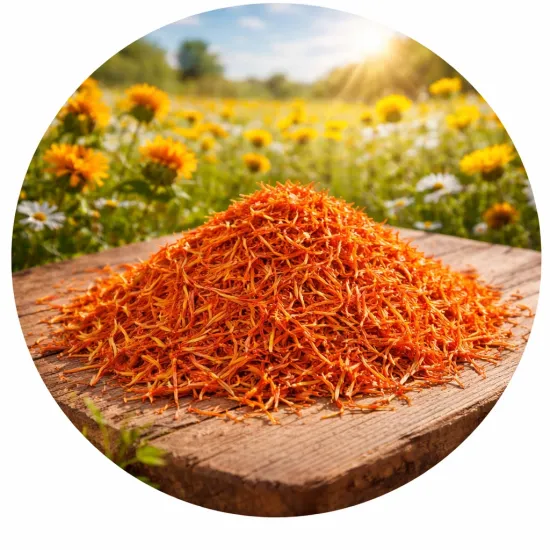 Saffloer / namaak saffraan - strooibus 50 gram